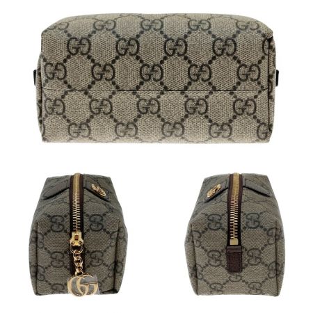  GUCCI グッチ オフィディア コスメティックケース GG 548394 ブラウン x グリーン