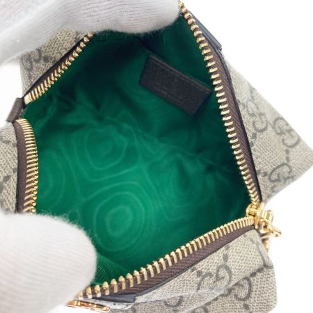  GUCCI グッチ オフィディア コスメティックケース GG 548394 ブラウン x グリーン