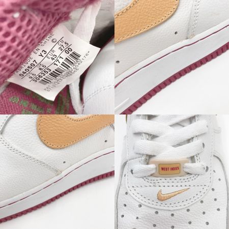 NIKE ナイキ AIR FORCE1 LOW  WEST INDIES 3 ウエストインディーズ スニーカー 306353 171 ホワイト×イエロー×レッド x レッド