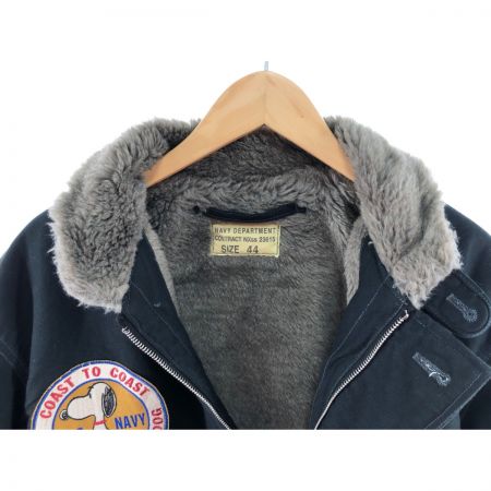  BUZZ RICKSON'S バズ リクソンズ メンズ TYPE N-1 スヌーピー サイズ44 BR13321 ブラック