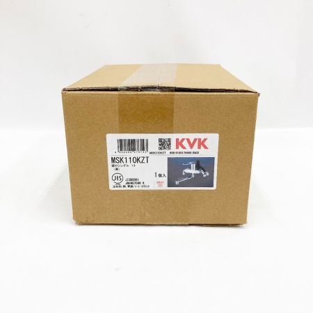  KVK 壁付シングルレバー シングル混合栓 寒冷地用 MSK110KZT 未開封品