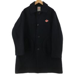 〇〇 DANTON ダントン メンズ ウールモッサ ワークコート サイズ38 JD-8906 ネイビー Bランク