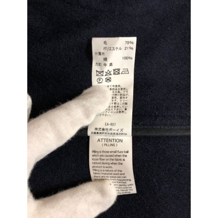  DANTON ダントン メンズ ウールモッサ ワークコート サイズ38 JD-8906 ネイビー