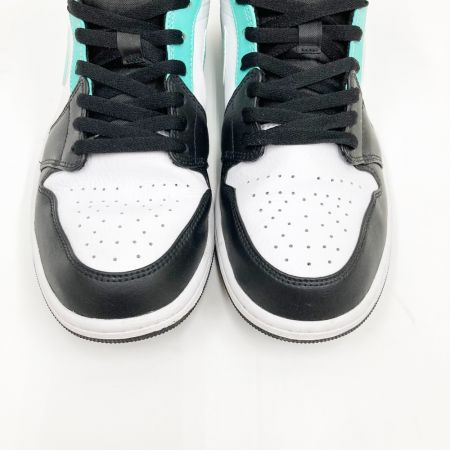  NIKE ナイキ AIR JORDAN 1 MID メンズ スニーカー 29cm 554724-132 ホワイト×グリーン x グリーン