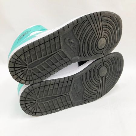  NIKE ナイキ AIR JORDAN 1 MID メンズ スニーカー 29cm 554724-132 ホワイト×グリーン x グリーン