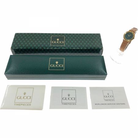  GUCCI グッチ 腕時計 レディース オールドグッチ 3000L グリーン