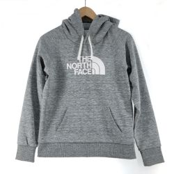 〇〇 THE NORTH FACE ザノースフェイス レディース パーカー プルオーバーパーカー サイズS グレー Aランク