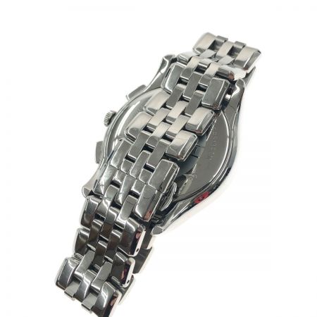  ENPORIO ARMANI クロノグラフ 腕時計 AR-1786 シルバー x ブラック