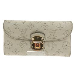 〇〇 LOUIS VUITTON ルイヴィトン マヒナ ポルトフォイユ・アメリア 長財布  M58156 ブロン Cランク