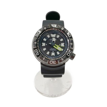  CITIZEN シチズン PROMASTER プロマスター プロフェッショナルダイバー エコドライブ 腕時計 E168-S104599 ブラック