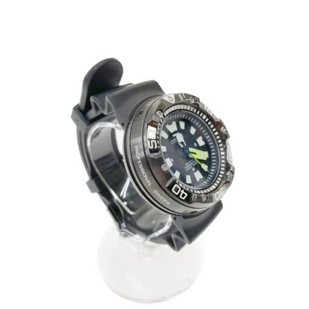  CITIZEN シチズン PROMASTER プロマスター プロフェッショナルダイバー エコドライブ 腕時計 E168-S104599 ブラック