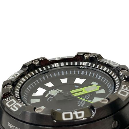  CITIZEN シチズン PROMASTER プロマスター プロフェッショナルダイバー エコドライブ 腕時計 E168-S104599 ブラック