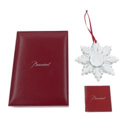 〇〇 Baccarat バカラ オーナメント クリスマス 2014 クリア Aランク