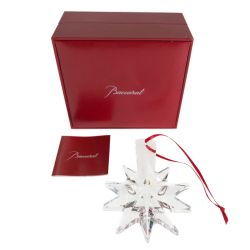 〇〇 Baccarat バカラ オーナメント クリスマス 2013 クリア Bランク