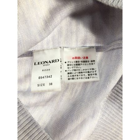  LEONARD レオナール レディース ニット サイズ38 ブルー