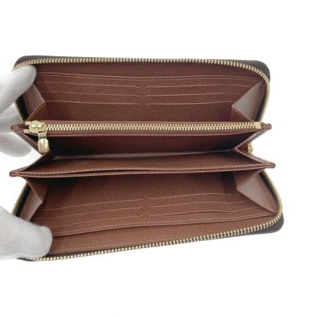  LOUIS VUITTON ルイヴィトン モノグラム ジッピーウォレット ラウンドファスナー 長財布 M42616 ブラウン