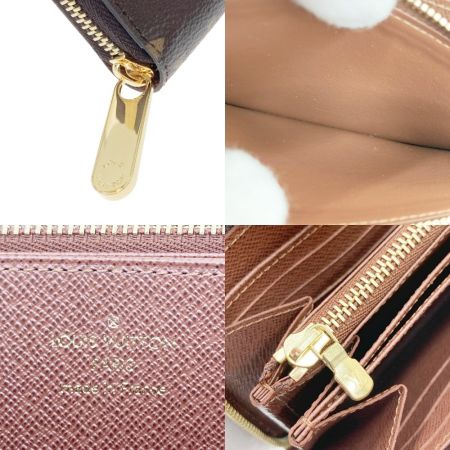  LOUIS VUITTON ルイヴィトン モノグラム ジッピーウォレット ラウンドファスナー 長財布 M42616 ブラウン