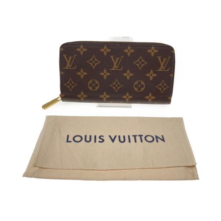 LOUIS VUITTON ルイヴィトン モノグラム ジッピーウォレット ラウンドファスナー 長財布 M42616 ブラウン