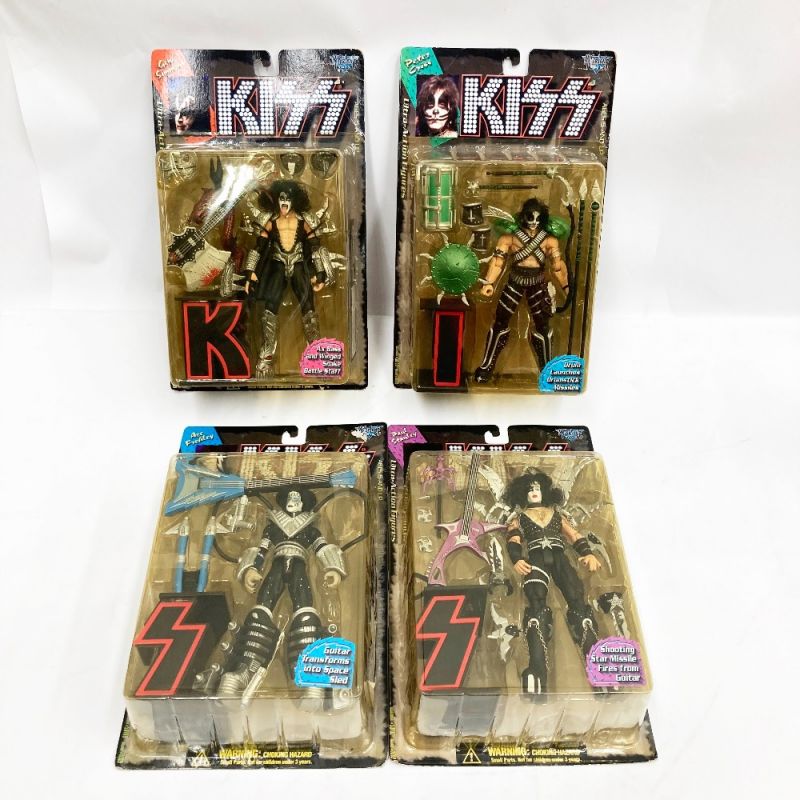 【安心売買】KISS・ウルトラアクションフィギュア・４体セット・キッス 芸能人、タレント