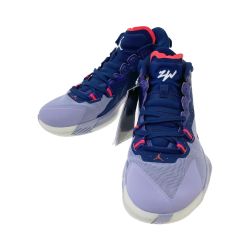 〇〇 NIKE ナイキ JORDAN ZION 1 PF 28cm バスケット シューズ  DA3129-400 パープル×オレンジ x ネイビー Sランク