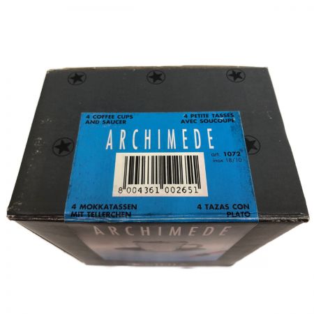  STELLA ステラ アルキメデ デミダスカップ＆ソーサー 4個