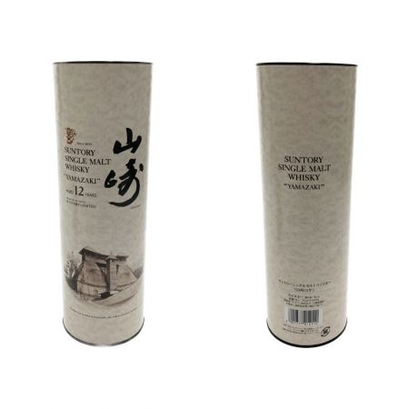 【北海道内限定発送】 YAMAZAKI 山崎/サントリー 750ml シングルモルト 12年 43％ ウイスキー 古酒 未開栓