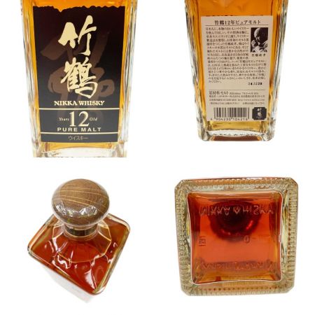 【北海道内限定発送】 TAKETSURU 竹鶴/ニッカウイスキー 竹鶴 ウイスキー12年 660ml 40% 未開栓 未開栓