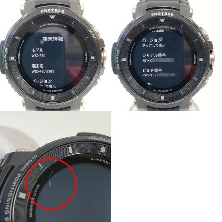  CASIO カシオ PROTREK Smart Outdoor Watch プロトレック スマート スマートウォッチ  WSD-F30