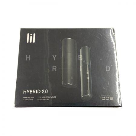   lil HYBRID 2.0 電子タバコ スターターキット ブラック シュリンク付き