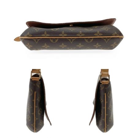  LOUIS VUITTON ルイヴィトン モノグラム ミュゼット タンゴ ショート ワンショルダー M51257 ブラウン