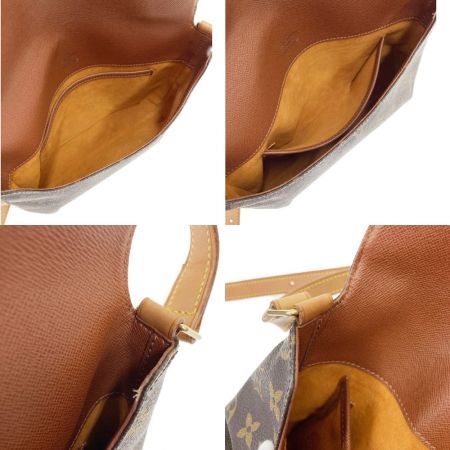  LOUIS VUITTON ルイヴィトン モノグラム ミュゼット タンゴ ショート ワンショルダー M51257 ブラウン