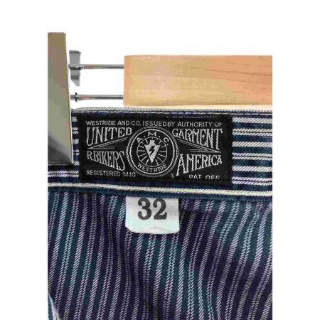  WEST RIDE ウエストライド メンズ パンツ ハーフパンツ ストライプ サイズ32