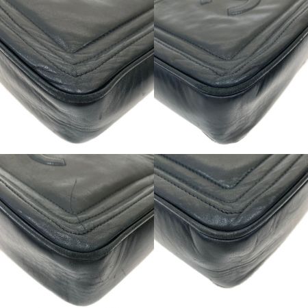  CHANEL シャネル タッセルチャーム ココマーク ショルダーバッグ  ブラック ヴィンテージ 現状渡し