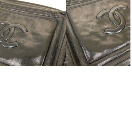  CHANEL シャネル タッセルチャーム ココマーク ショルダーバッグ  ブラック ヴィンテージ 現状渡し