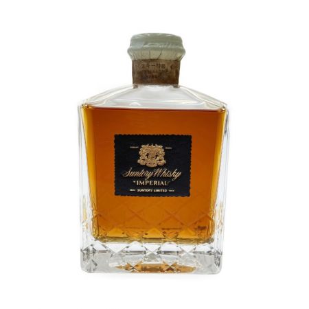 【北海道内限定発送】 SUNTORY サントリー インペリアル カガミクリスタル 600ml 43% ウイスキー 特級表記 古酒 未開栓