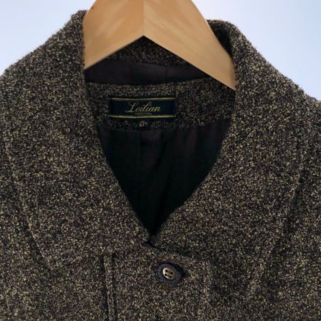  Leilian レリアン レディース セットアップ 3Ｐセット ベスト付き サイズ13+ ブラウン