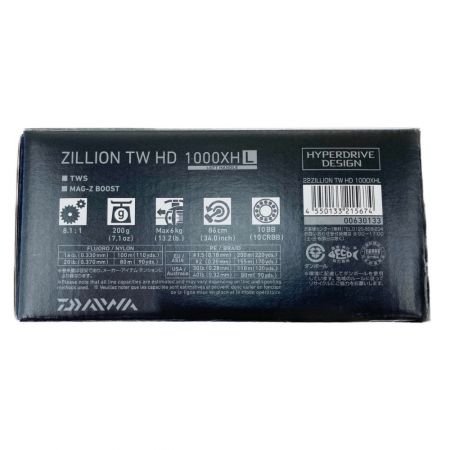  DAIWA ダイワ ジリオン ZILLION TW HD 1000XHL ベイトリール
