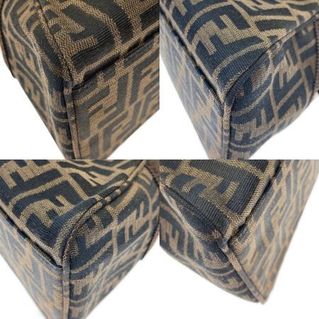  FENDI フェンディ ズッカ エトニコ トートバッグ 8BN162 ブラウン