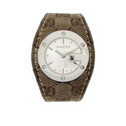 〇〇 GUCCI グッチ Gバンデュー レディース腕時計 104 現状渡し Bランク
