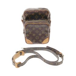 〇〇 LOUIS VUITTON ルイヴィトン モノグラム アマゾン ショルダーバッグ M45236 ブラウン ジャンク品 現状渡し Dランク