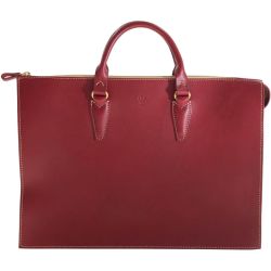 〇〇 ＰＯＲＣＯＲＯＳＳＯ バッグ スクエアビジネスバッグ レッド Aランク