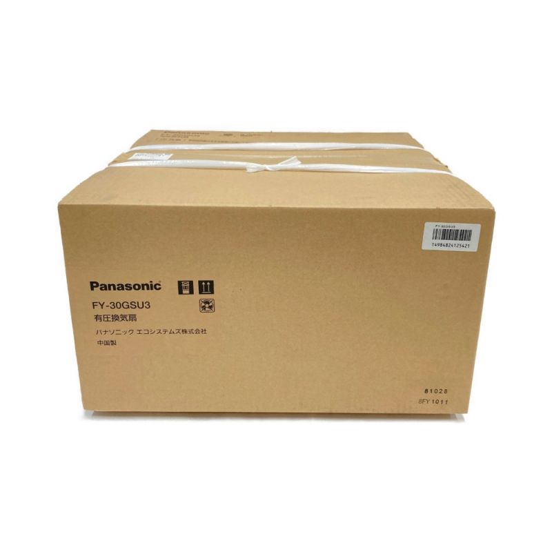 中古】 Panasonic パナソニック 有圧換気扇 換気扇 FY-30GSU3 未