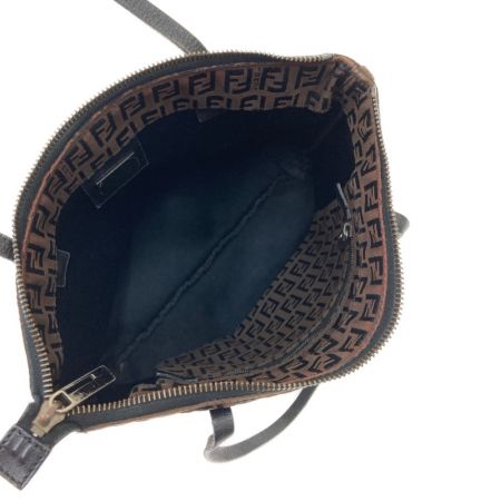  FENDI フェンディ ズッカ ハンドバッグ  2305.8BH022.029 ブラウン ヴィンテージ 現状渡し