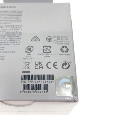  Google グーグル フルワイヤレスイヤホン Pixel Buds A-Series ブラック