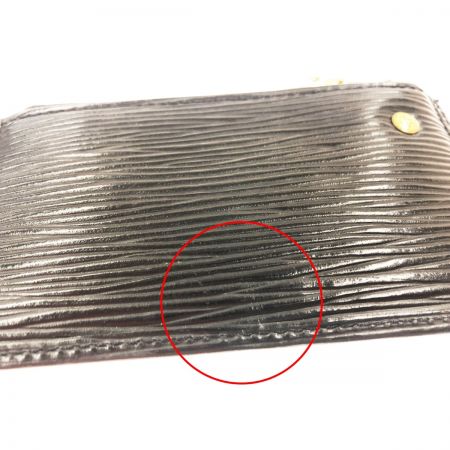  LOUIS VUITTON ルイヴィトン ポシェット・クレ エピ ノワール コインケース M63802 ブラック