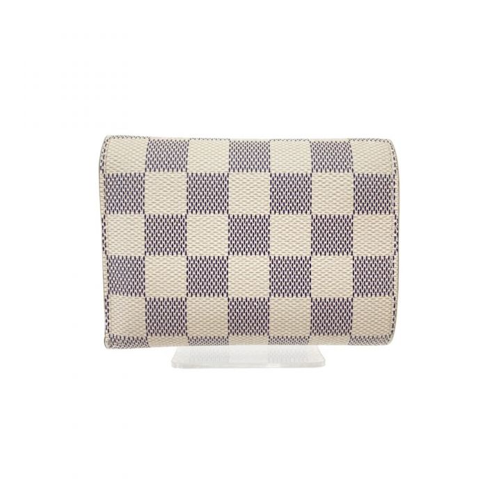 中古】 LOUIS VUITTON ルイヴィトン ダミエ ポルトフォイユ ...