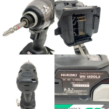  HiKOKI ハイコーキ 18V/14.4V コードレスインパクトドライバ WH 18DDL2