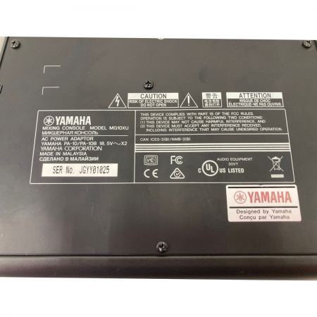  YAMAHA ヤマハ ミキサー ミキシング コンソール MG10XU 本体のみ