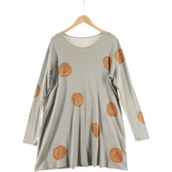 〇〇 mefu 芽風 レディース Tシャツ 長袖Tシャツ サイズ38 ベージュ Bランク