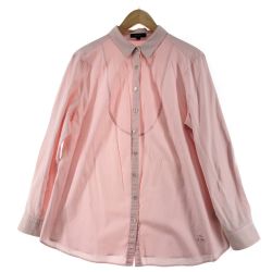 〇〇 BURBERRY LONDON バーバリーロンドン レディース シャツ サイズ46 ライトピンク Bランク